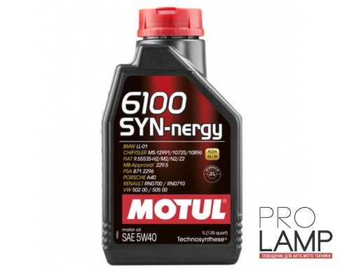 MOTUL 6100 Syn-nergy 5W-40 - 1 л.