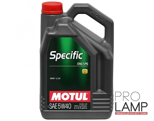 MOTUL Specific CNG/LPG 5W-40 - 5 л.