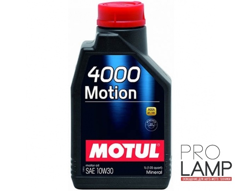 MOTUL 4000 Motion 10W-30 - 1 л.