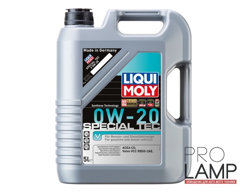 LIQUI MOLY Special Tec V 0W-20 — НС-синтетическое моторное масло 5л.