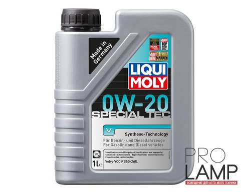 LIQUI MOLY Special Tec V 0W-20 — НС-синтетическое моторное масло 1л.